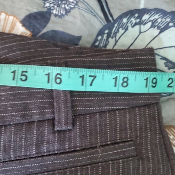 Dockers Womens Stretch Business Charcoal Pinstripe Dress Pants - Picture 9 of 11